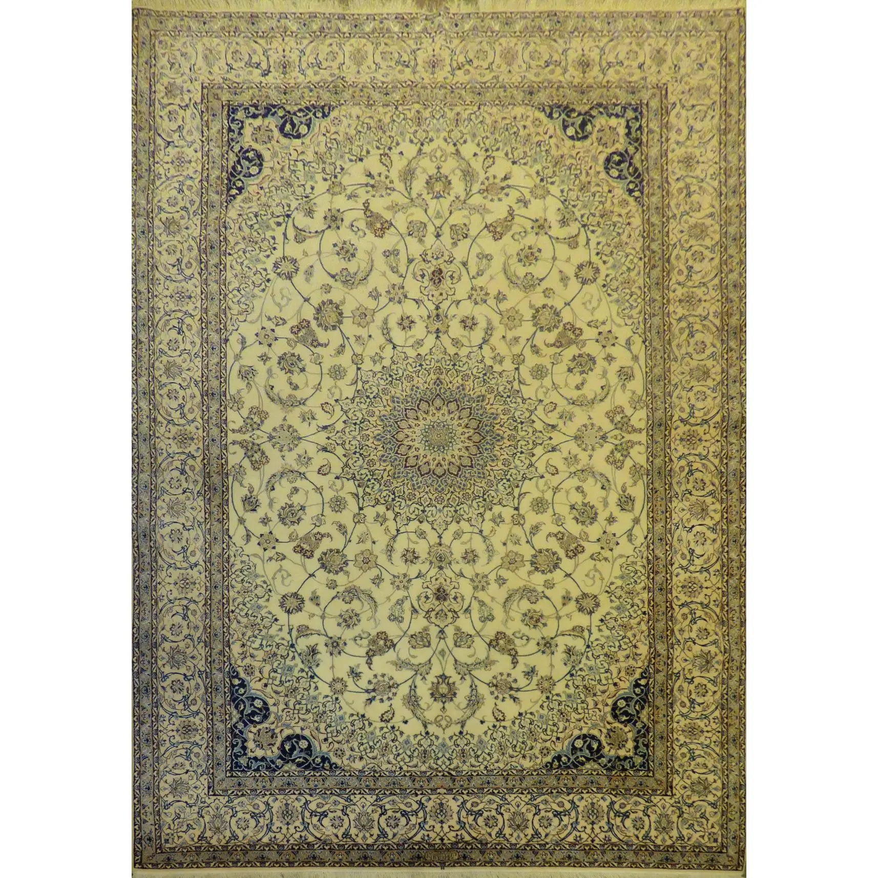 One Of The Kind Persian Nain Rug 10'3" x 6'8"